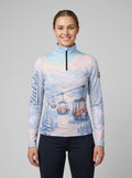 Gutski Luxury Lift Skipullover für Damen in Blau, Vorderseite