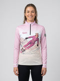Gutski Miss Ski Skipullover für Damen in Rosa, Vorderseite