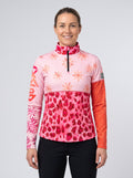 Gutski Sunrise Spritz dames-skipully in roze, voorkant
