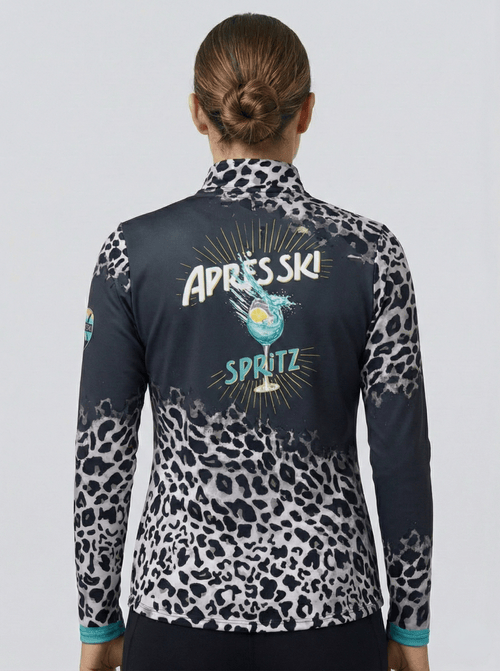 Skipully rugzijde met Blue Curaçao Spritz cocktail print.