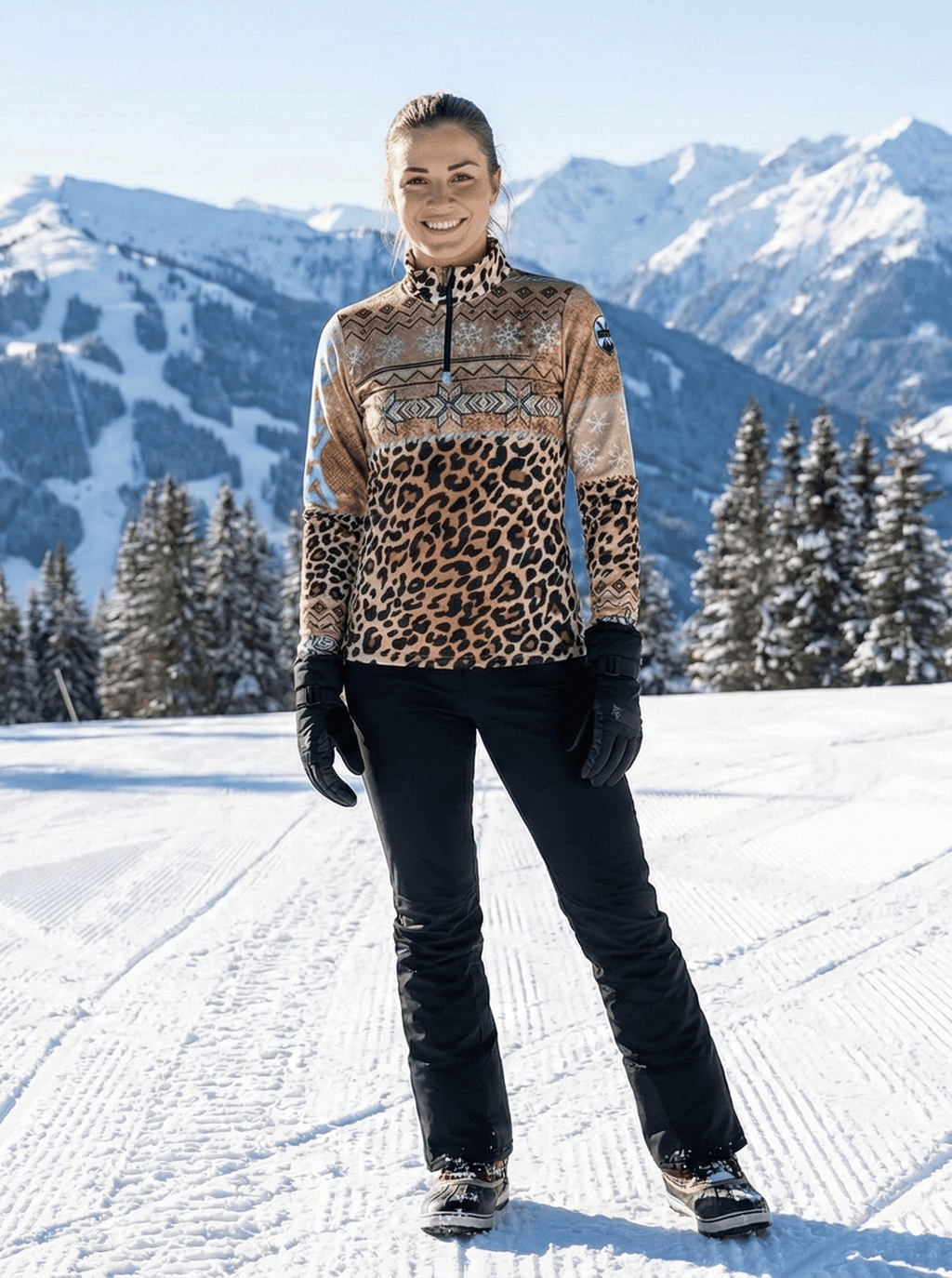 Hüttenzauber - Panterprint & Ischgl (Turquoise)