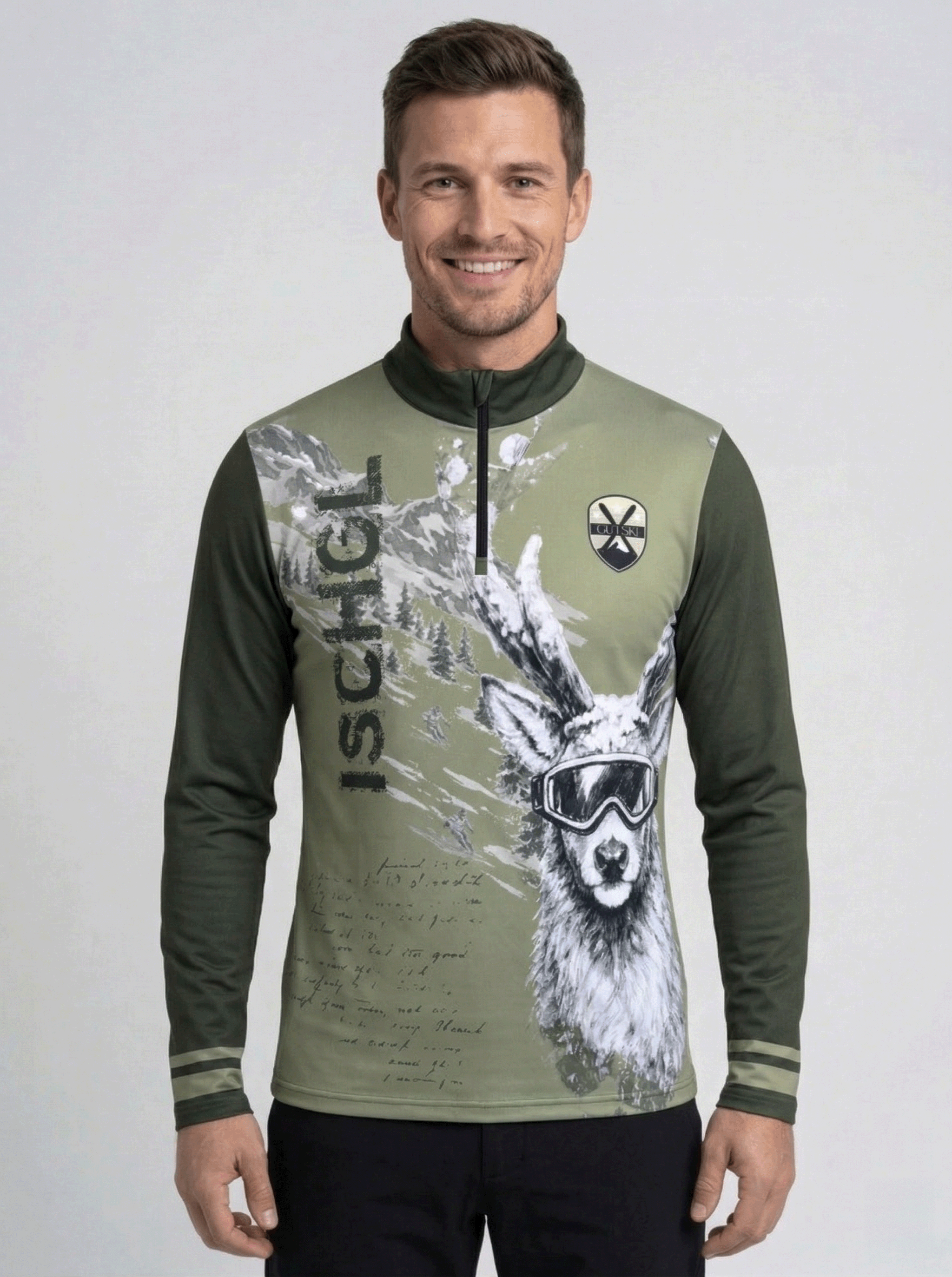 Ischgl Hirsch - Forest Green