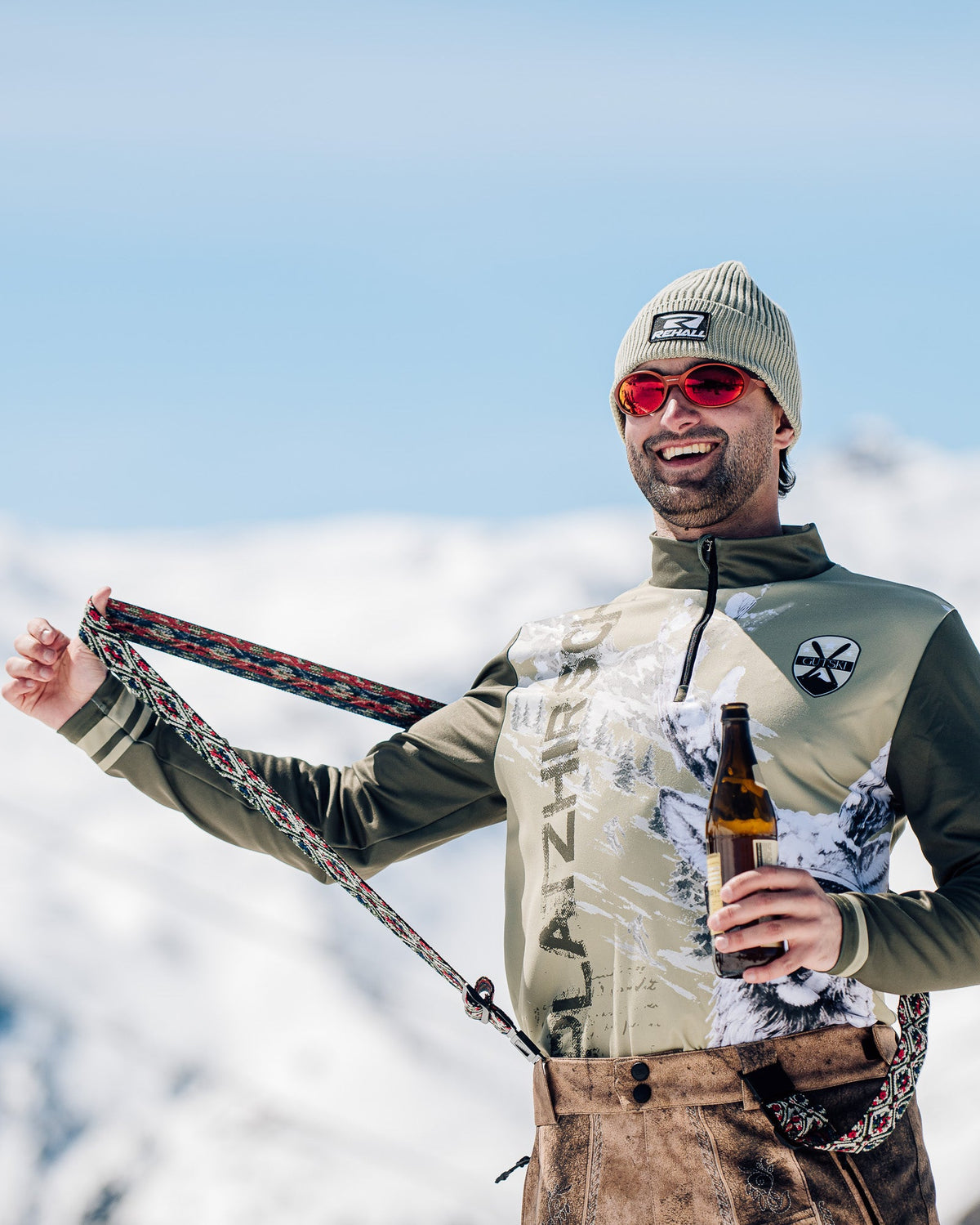 Platzhirsch Ski Midlayer - Green